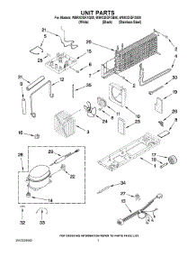 04 - Unit Parts parts for Whirlpool Refrigerator W8RXDGFXQ00 from AppliancePartsPros.com
