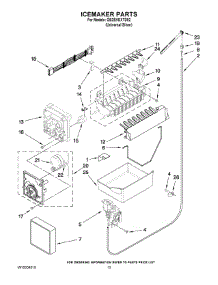 08 - Icemaker Parts parts for Whirlpool Refrigerator GB2SHDXTD02 from AppliancePartsPros.com