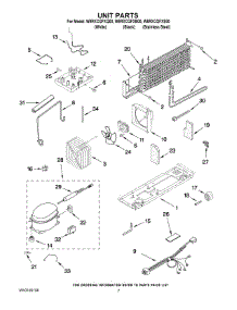 04 - Unit Parts parts for Whirlpool Refrigerator W8RXCGFXQ00 from AppliancePartsPros.com