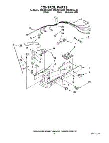 11 - Control Parts parts for Whirlpool Refrigerator ED2LDEXWB00 from AppliancePartsPros.com
