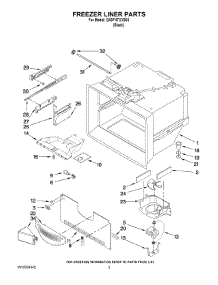 02 - Freezer Liner Parts parts for Whirlpool Refrigerator GX5FHTXVB03 from AppliancePartsPros.com