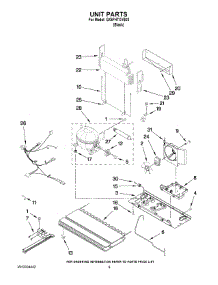 06 - Unit Parts parts for Whirlpool Refrigerator GX5FHTXVB03 from AppliancePartsPros.com