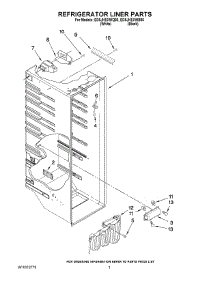 02 - Refrigerator Liner Parts parts for Whirlpool Refrigerator ED5JHEXWQ00 from AppliancePartsPros.com