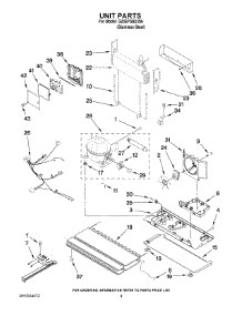05 - Unit Parts parts for Whirlpool Refrigerator G20EFSB23S6 from AppliancePartsPros.com