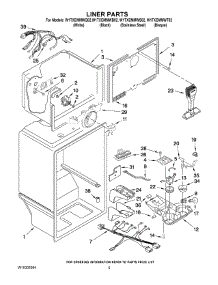 03 - Liner Parts parts for Whirlpool Refrigerator W1TXEMMWT02 from AppliancePartsPros.com