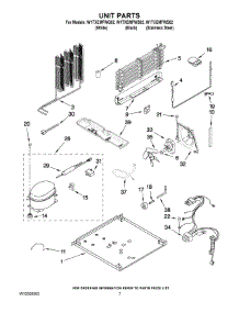 04 - Unit Parts parts for Whirlpool Refrigerator W1TXEMFWB02 from AppliancePartsPros.com