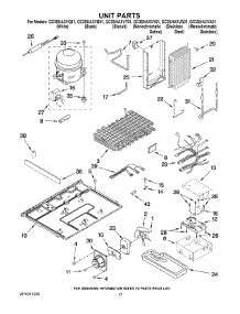 11 - Unit Parts parts for Whirlpool Refrigerator GC3SHAXVA01 from AppliancePartsPros.com
