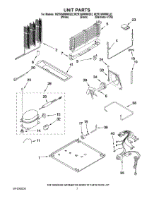 04 - Unit Parts parts for Whirlpool Refrigerator W2RXNMMWB02 from AppliancePartsPros.com
