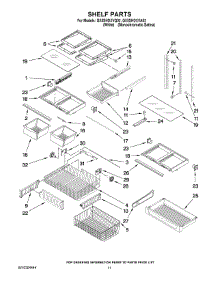 07 - Shelf Parts parts for Whirlpool Refrigerator GX5SHDXVQ02 from AppliancePartsPros.com