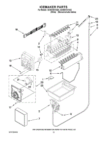 08 - Icemaker Parts parts for Whirlpool Refrigerator GX5SHDXVQ02 from AppliancePartsPros.com