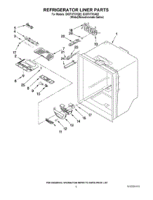 04 - Refrigerator Liner Parts parts for Whirlpool Refrigerator GX5FHTXVQ02 from AppliancePartsPros.com