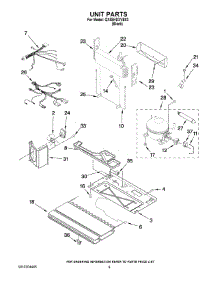 06 - Unit Parts parts for Whirlpool Refrigerator GX5SHDXVB03 from AppliancePartsPros.com