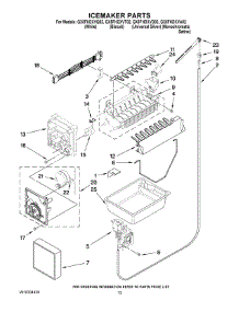 08 - Icemaker Parts parts for Whirlpool Refrigerator GX5FHDXVT02 from AppliancePartsPros.com