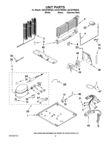 05 - Unit Parts parts for Whirlpool Refrigerator G2IXEFMWS02 from AppliancePartsPros.com