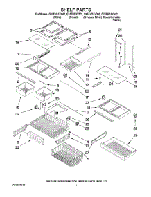 07 - Shelf Parts parts for Whirlpool Refrigerator GX5FHDXVQ02 from AppliancePartsPros.com