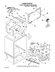 02 - Liner Parts parts for Whirlpool Refrigerator GR2FHMXVS02 from AppliancePartsPros.com