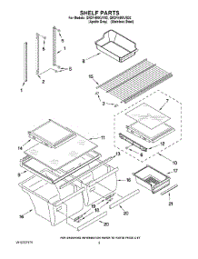 03 - Shelf Parts parts for Whirlpool Refrigerator GR2FHMXVY02 from AppliancePartsPros.com