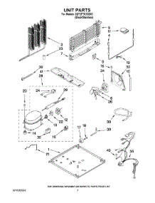 04 - Unit Parts parts for Whirlpool Refrigerator 8GT2FTKXSS03 from AppliancePartsPros.com