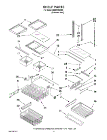 06 - Shelf Parts parts for Whirlpool Refrigerator G20EFSB23S5 from AppliancePartsPros.com
