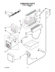 08 - Icemaker Parts parts for Whirlpool Refrigerator EB9SHKXVQ02 from AppliancePartsPros.com
