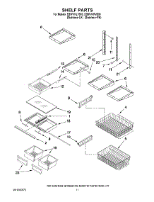 07 - Shelf Parts parts for Whirlpool Refrigerator EB9FVHLVS03 from AppliancePartsPros.com