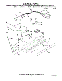10 - Control Parts parts for Whirlpool Refrigerator ED5FHAXVY03 from AppliancePartsPros.com