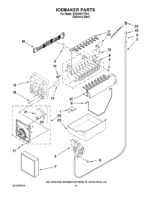 08 - Icemaker Parts parts for Whirlpool Refrigerator GB2SHDXTS03 from AppliancePartsPros.com