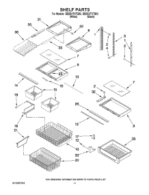 06 - Shelf Parts parts for Whirlpool Refrigerator GB2SHTXTQ02 from AppliancePartsPros.com