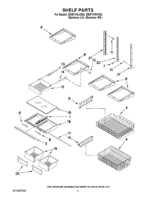 07 - Shelf Parts parts for Whirlpool Refrigerator EB9FVHLVS02 from AppliancePartsPros.com
