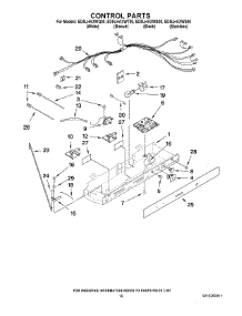 10 - Control Parts parts for Whirlpool Refrigerator ED5LHAXWS00 from AppliancePartsPros.com