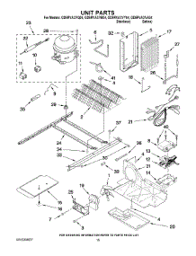 09 - Unit Parts parts for Whirlpool Refrigerator GD5RVAXVA04 from AppliancePartsPros.com