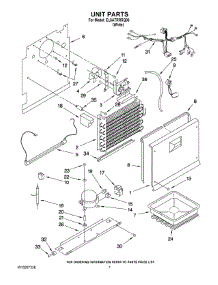 04 - Unit Parts parts for Whirlpool Refrigerator EL8ATRRRQ06 from AppliancePartsPros.com