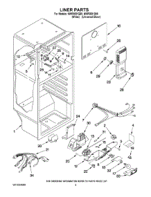 03 - Liner Parts parts for Whirlpool Refrigerator NWR0001D00 from AppliancePartsPros.com