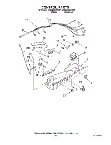 11 - Control Parts parts for Whirlpool Refrigerator BRS62ABANA01 from AppliancePartsPros.com