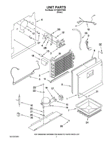 04 - Unit Parts parts for Whirlpool Freezer EV165NXTN00 from AppliancePartsPros.com