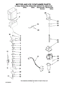 05 - Motor And Ice Container Parts parts for Whirlpool Refrigerator GD5DHAXVQ05 from AppliancePartsPros.com