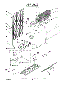 04 - Unit Parts parts for Whirlpool Refrigerator NWT0002D01 from AppliancePartsPros.com