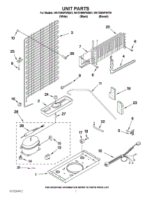 04 - Unit Parts parts for Whirlpool Refrigerator W4TXNWFWT01 from AppliancePartsPros.com