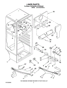03 - Liner Parts parts for Whirlpool Refrigerator EWT8002A00 from AppliancePartsPros.com