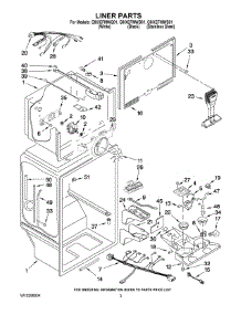02 - Liner Parts parts for Whirlpool Refrigerator G9IXEFMWS01 from AppliancePartsPros.com