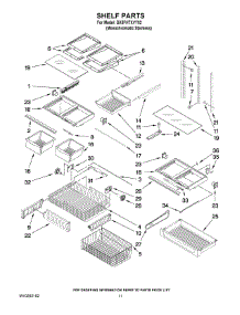 07 - Shelf Parts parts for Whirlpool Refrigerator GX5FHTXVY02 from AppliancePartsPros.com