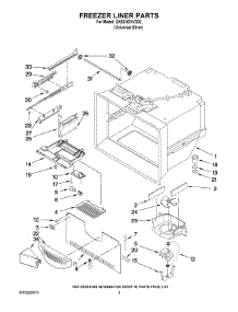 02 - Freezer Liner Parts parts for Whirlpool Refrigerator GX5SHDXVD02 from AppliancePartsPros.com