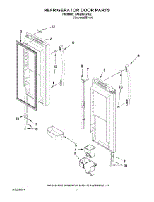 05 - Refriger parts for Whirlpool Refrigerator GX5SHDXVD02 from AppliancePartsPros.com