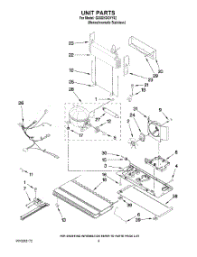 06 - Unit Parts parts for Whirlpool Refrigerator GX5SHDXVY02 from AppliancePartsPros.com