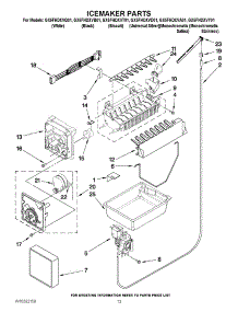 08 - Icemaker Parts parts for Whirlpool Refrigerator GX5FHDXVY01 from AppliancePartsPros.com
