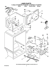 03 - Liner Parts parts for Whirlpool Refrigerator W1TXEMFWT01 from AppliancePartsPros.com