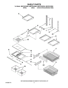 07 - Shelf Parts parts for Whirlpool Refrigerator GB2FHDXWS00 from AppliancePartsPros.com