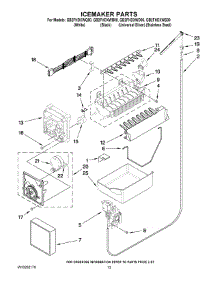 08 - Icemaker Parts parts for Whirlpool Refrigerator GB2FHDXWS00 from AppliancePartsPros.com