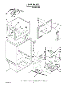02 - Liner Parts parts for Whirlpool Refrigerator W9RXXMFWS00 from AppliancePartsPros.com