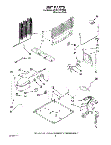 05 - Unit Par parts for Whirlpool Refrigerator W9RXXMFWS00 from AppliancePartsPros.com